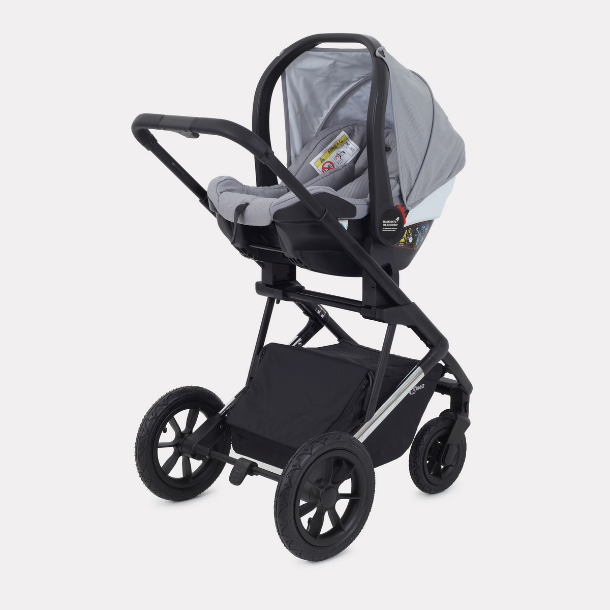КОЛЯСКА 3 В 1 RANT AXIOM GREY
