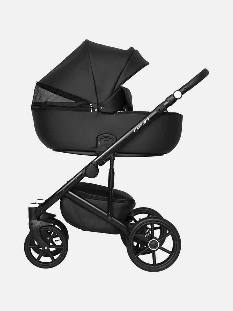 Коляска 2 в 1 Riko Basic Ozon 06 черный