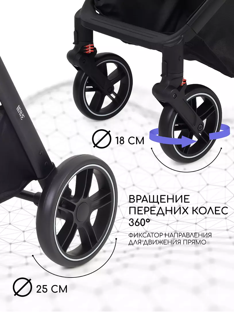 Коляска 2 в 1 Rant Basic Wave Graphite