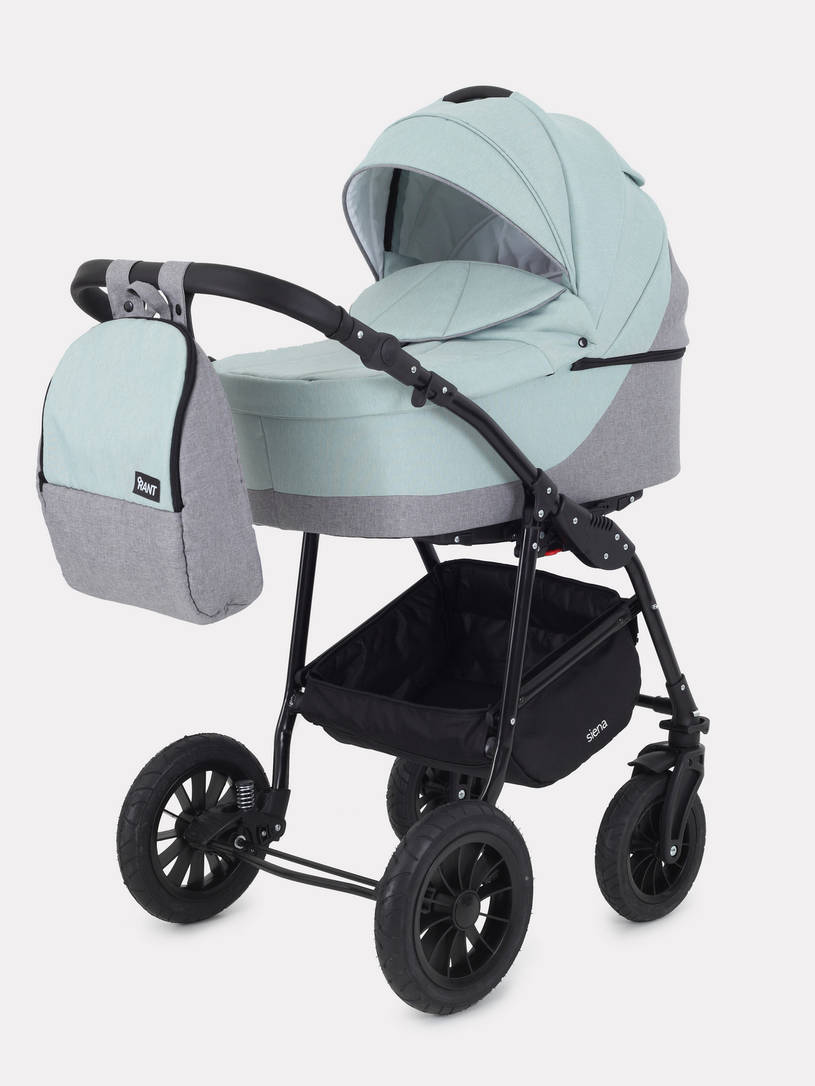 Коляска Rant Siena 2024 10 серый-ментоловый