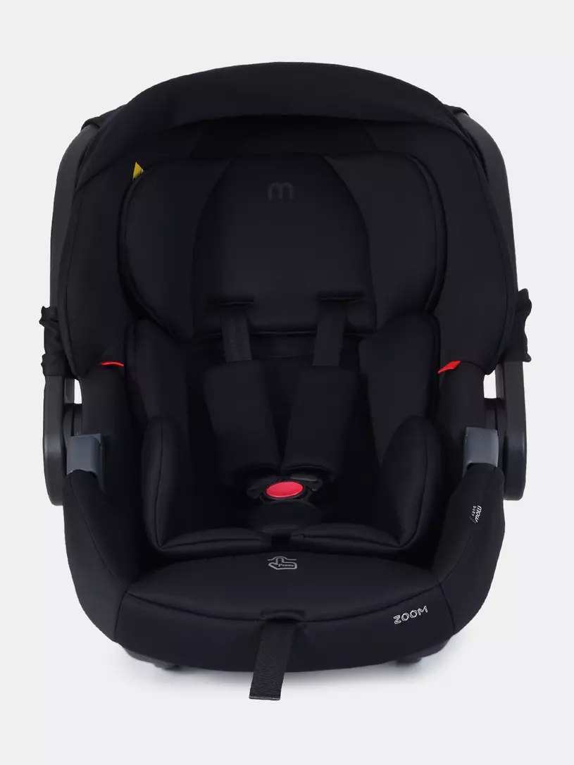 Коляска 3 в 1 Mowbaby Zoom Silver 2025 black