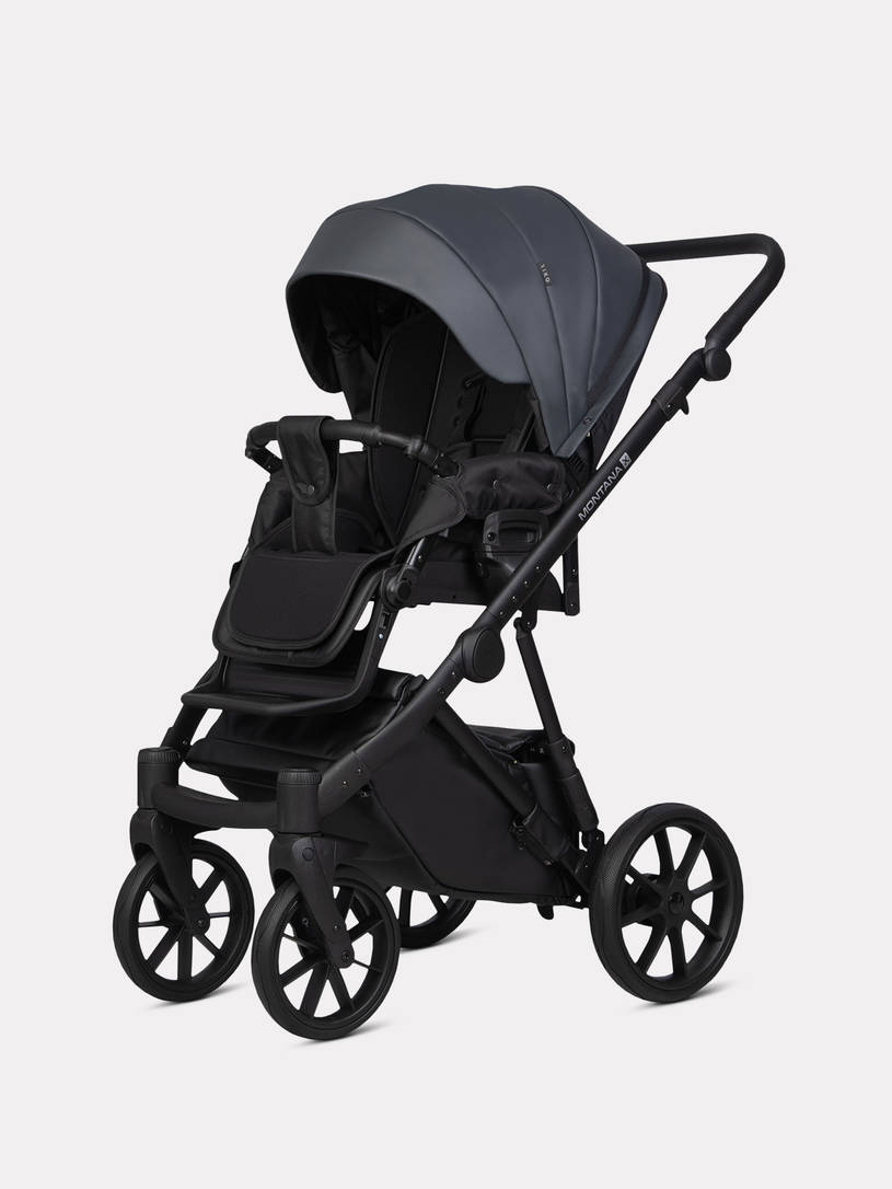 Коляска 3 в 1 Riko Basic Montana X Ecco 24 Graphite