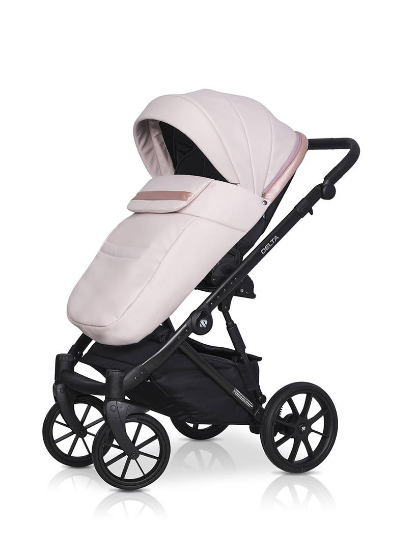 Коляска 2 в 1 RIKO BASIC DELTA ECCO 14 Rose