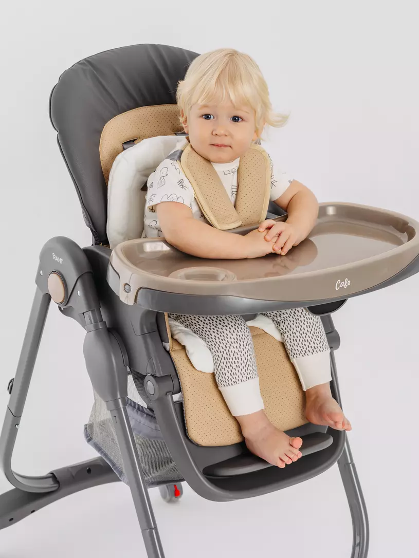 Стульчик для кормления Rant Cafe grey-beige