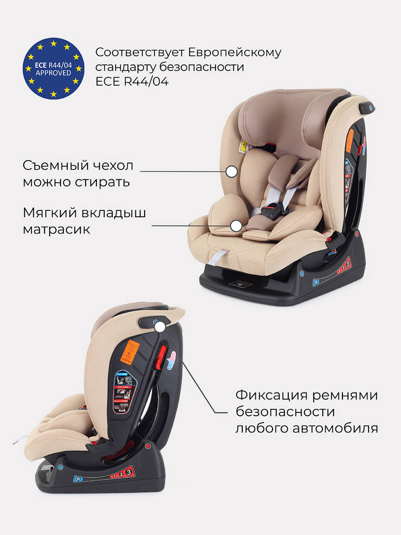 Автокресло Rant Matrix Active Line 0/1/2/3 (0-36 кг) Beige