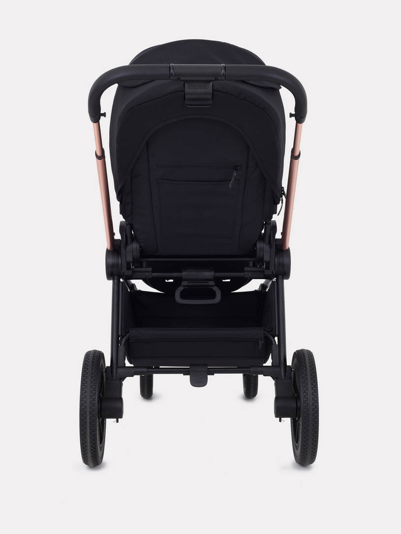 Коляска 3 в 1 Mowbaby Zoom Gold 2025 black