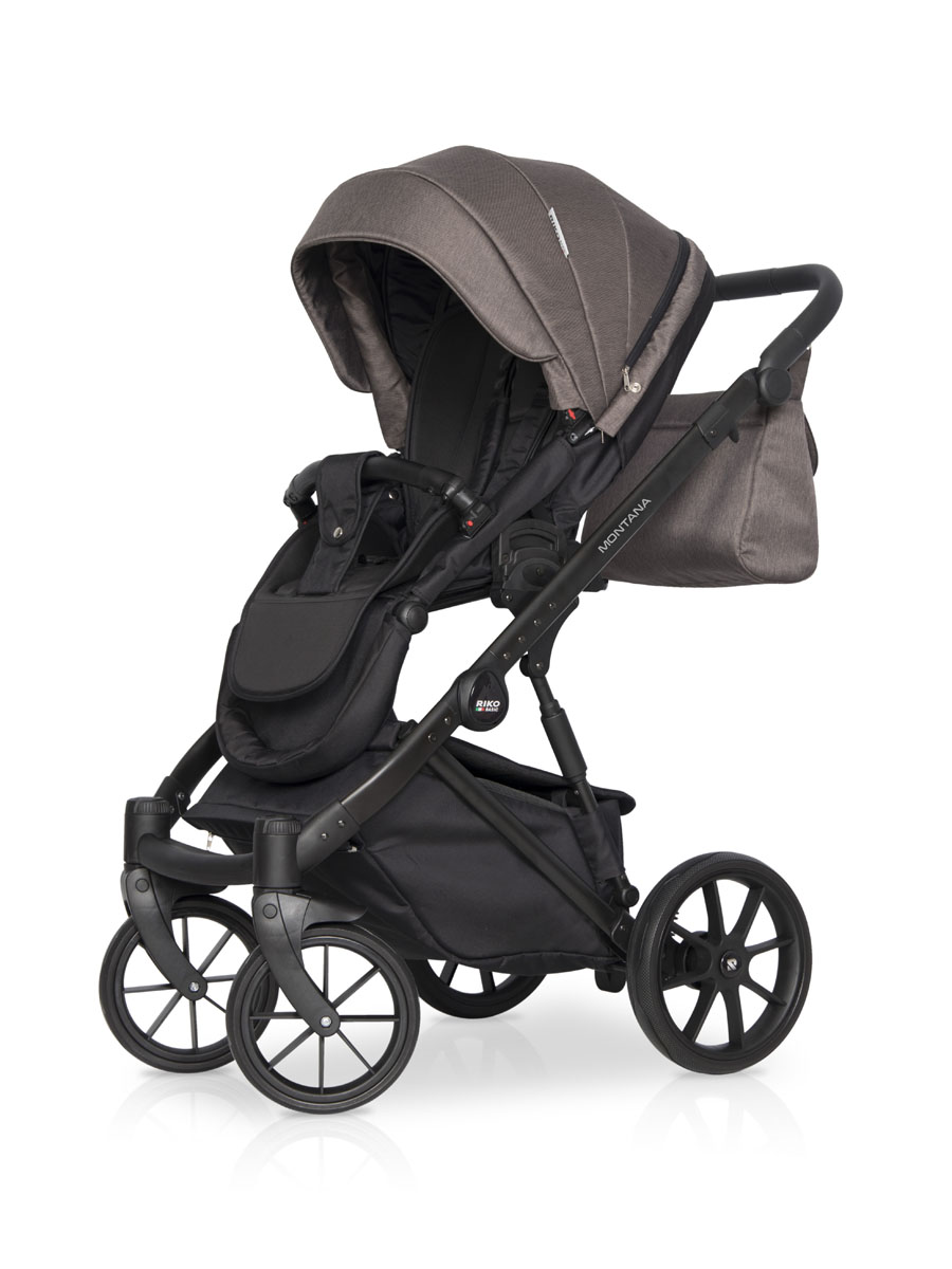 Коляска 3 в 1 Riko Basic Montana 01 коричневый