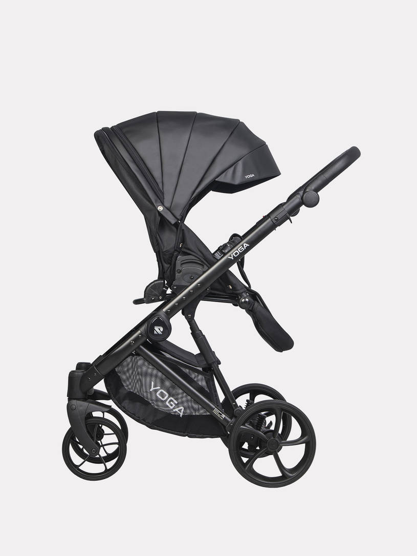 Коляска 2 в 1 Riko Basic Yoga Ecco 12 Black