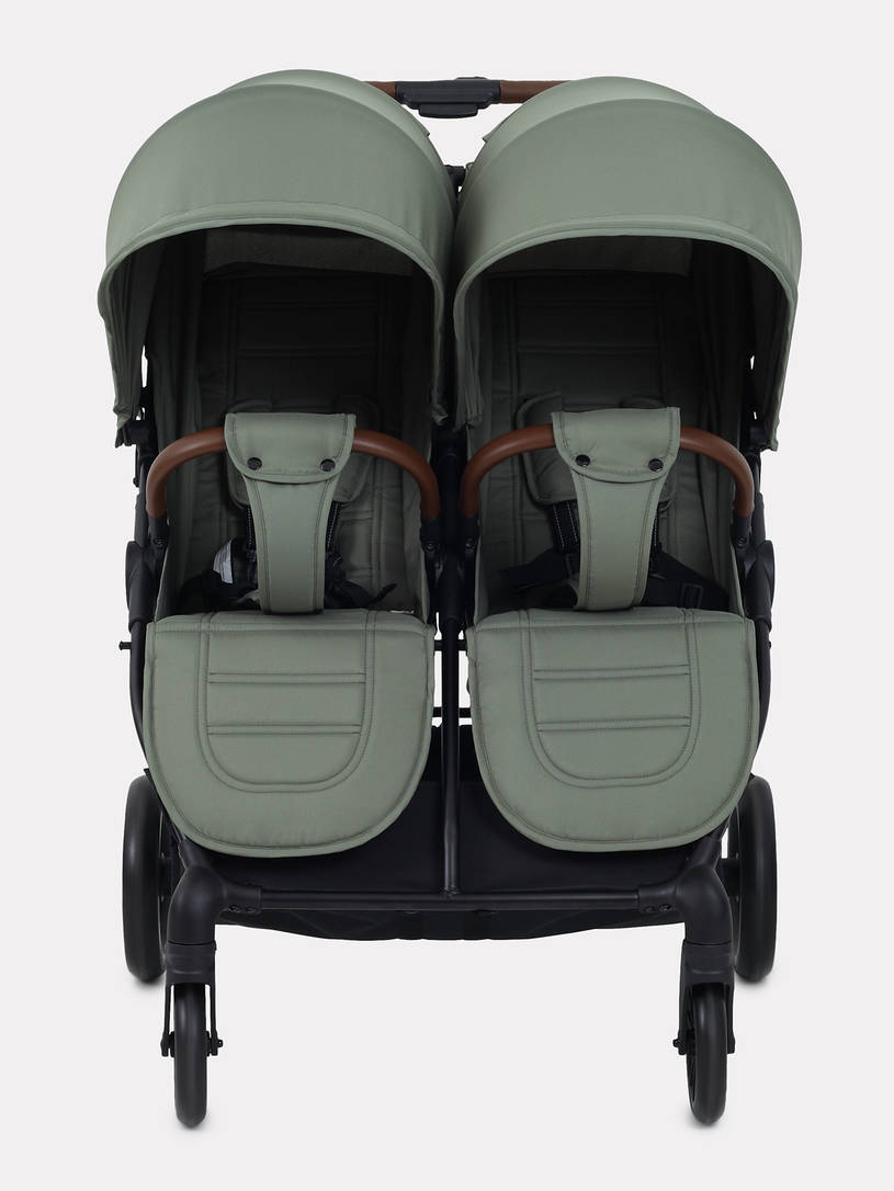 Коляска прогулочная для двойни Rant Twinny Olive 2025