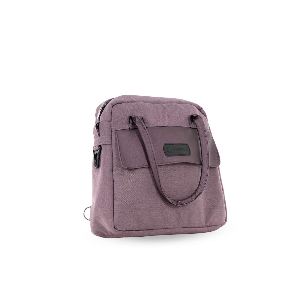 Коляска 2 в 1 Camarelo Ollio, Сиреневый меланж / Сиреневая эко-кожа (02)