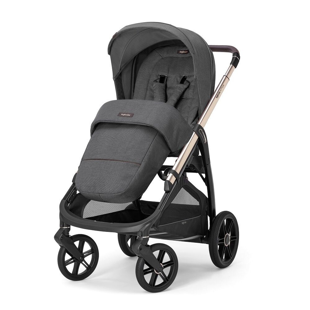 Коляска 3 в 1 Inglesina Aptica New с подставкой под люльку Stand Up, Velvet Grey