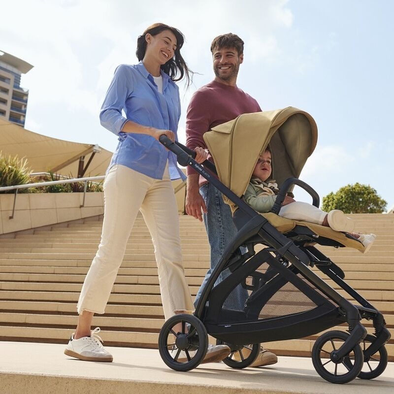 Коляска 3 в 1 i-Size Inglesina Electa с подставкой под люльку Standup, Dumbo Caramel