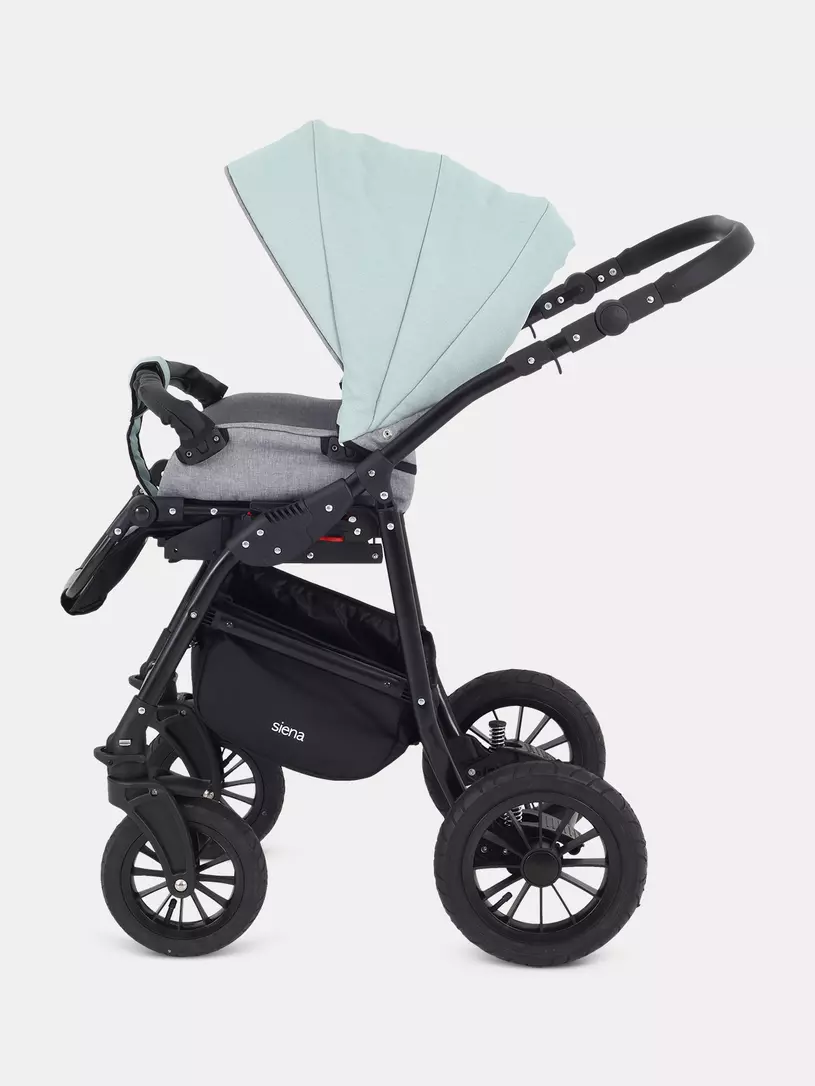 Коляска 3 в 1 Rant Siena 2024 10 серый-ментоловый