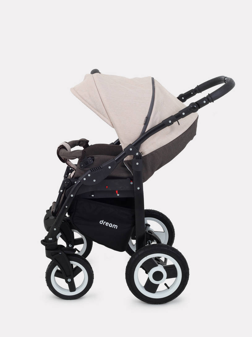 Коляска 2 в 1 Rant Dream 05 коричневый-бежевый