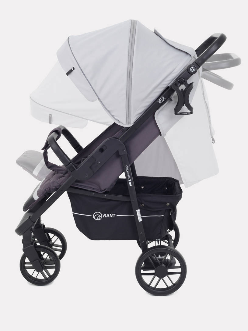 Коляска прогулочная Rant Vega Star Soft Grey. Цвет: Серый