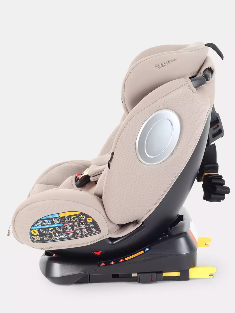 Автокресло Rant Basic Twist Next isofix группа 0+/1/2/3 (0-36 кг) Beige