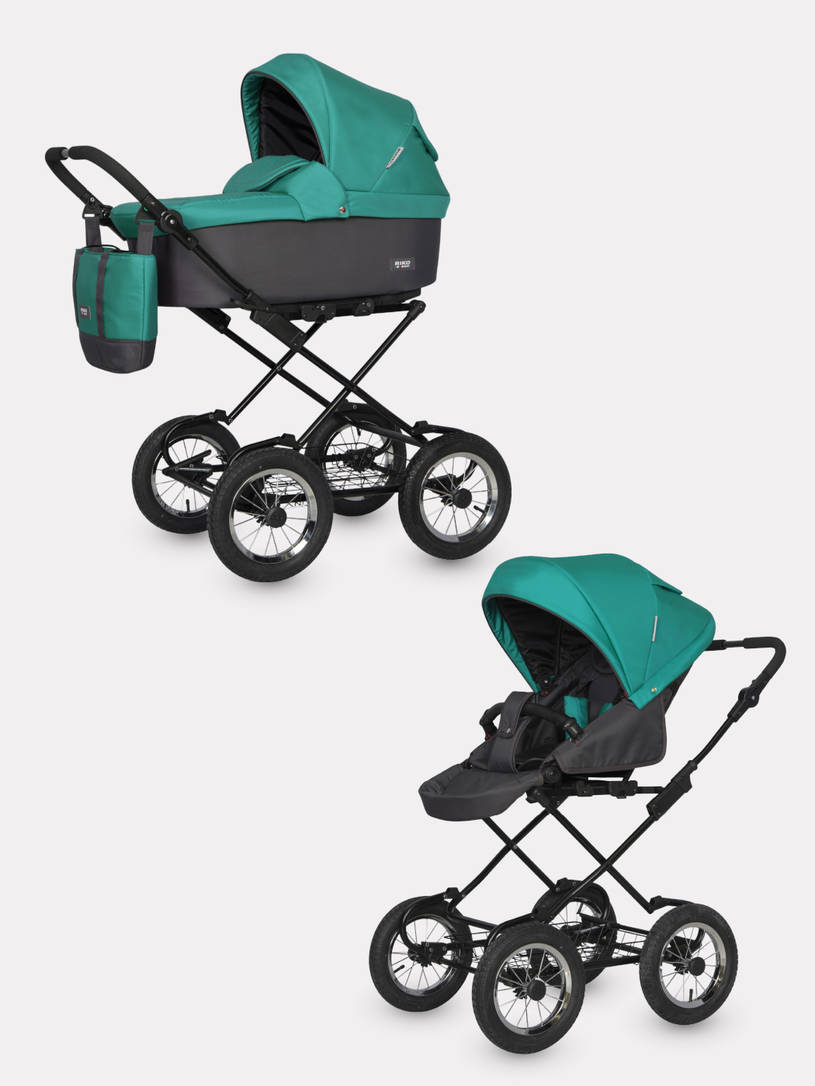 Коляска 2 в 1 Riko Basic Bella Classic 03 мятный