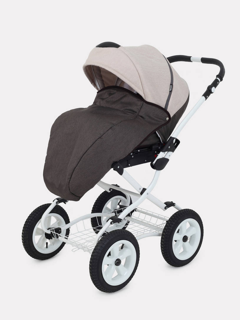 Коляска 2 в 1 Rant Dream Classic 05 коричневый-бежевый