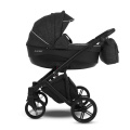 Коляска Camarelo Avenger 3 в 1 черный меланж/черная экокожа