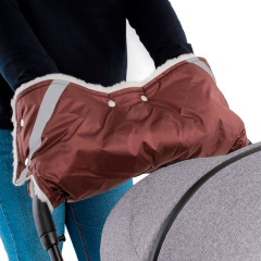 Муфта для рук на коляску Топотушки коричневый