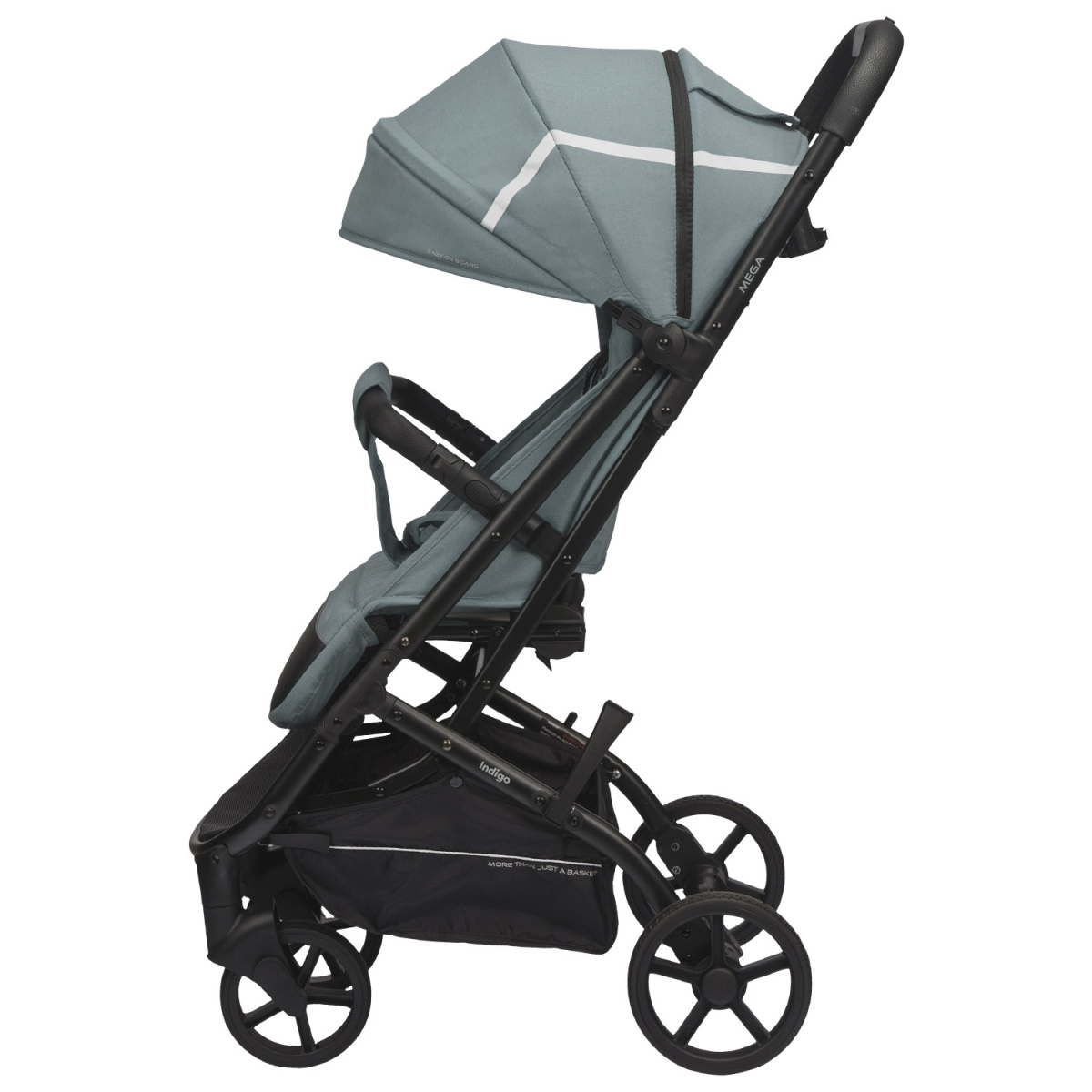 Коляска прогулочная Indigo MEGA голубой