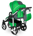 Прогулочная коляска Camarelo Elf белая рама зеленый