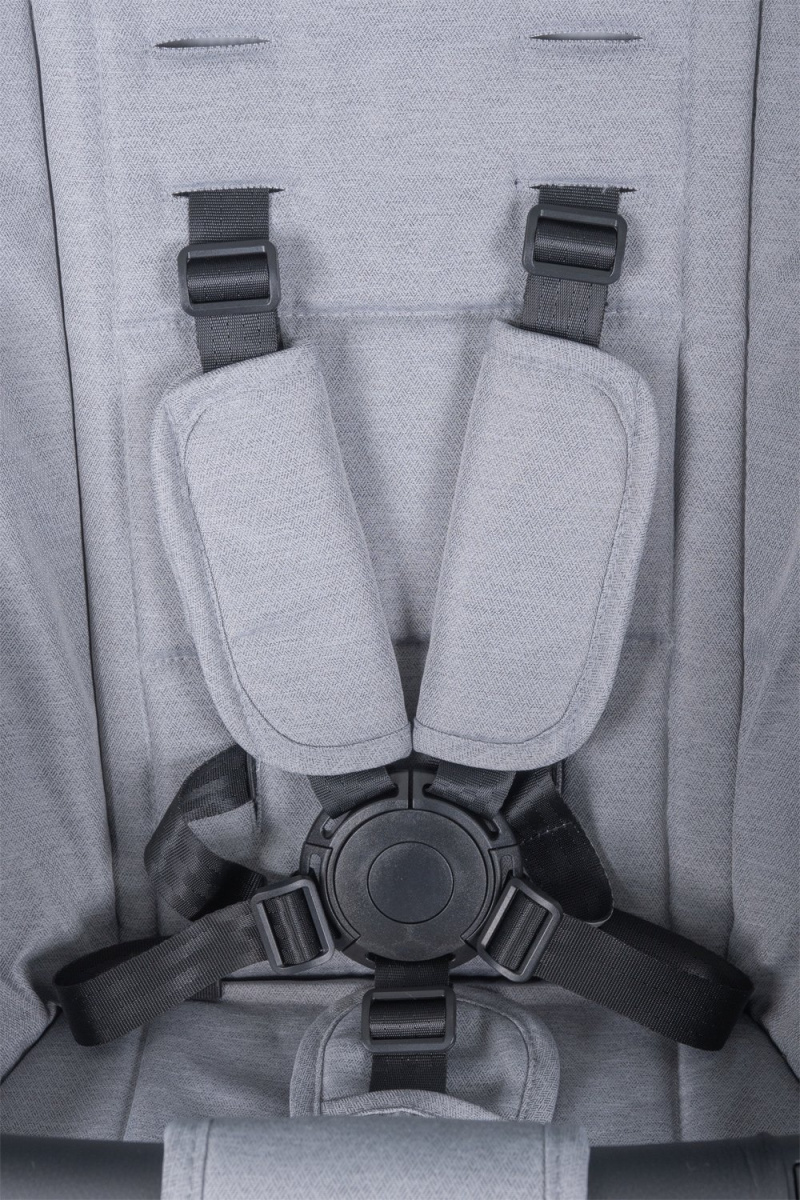 Коляска модульная 2в1 Farfello Baby shell BBS (BBS-19 Light grey/Светло серый/черная рама)