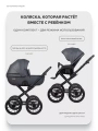 Коляска 2 в 1 Riko Basic Montana X Ecco Prestige 24 Graphite