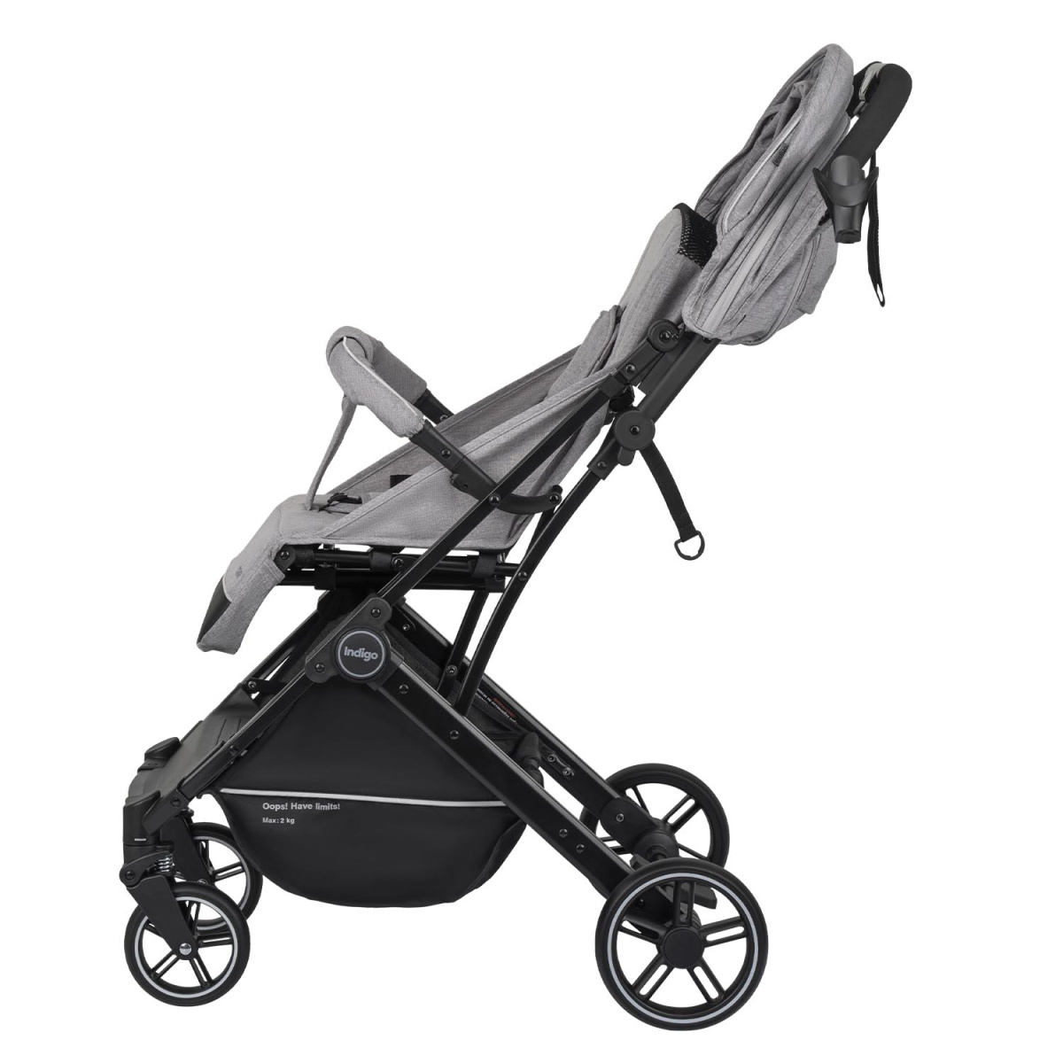 Коляска прогулочная Indigo TRIP светло-серый