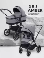 Коляска 2 в 1 Mowbaby Amber Grey