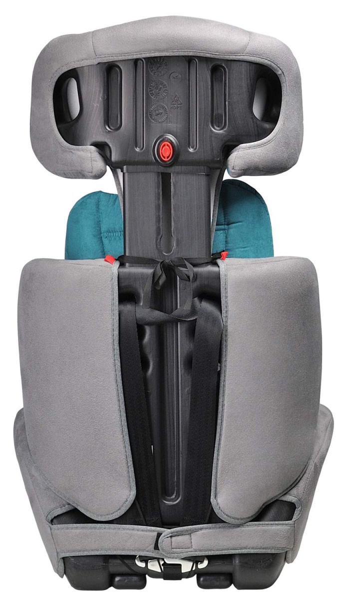 Автокресло детское Farfello CS-003 Изумрудно-зеленый/Emerald green велюр, YB702AEG