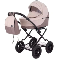 Коляска 2 в 1 Rant Siena Classic 2024 09 коричневый-бежевый