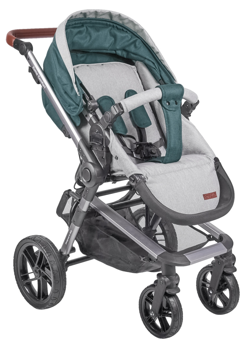 Коляска модульная 2 в 1 Farfello Zuma Duo Comfort (ZDC-12 Изумрудный)