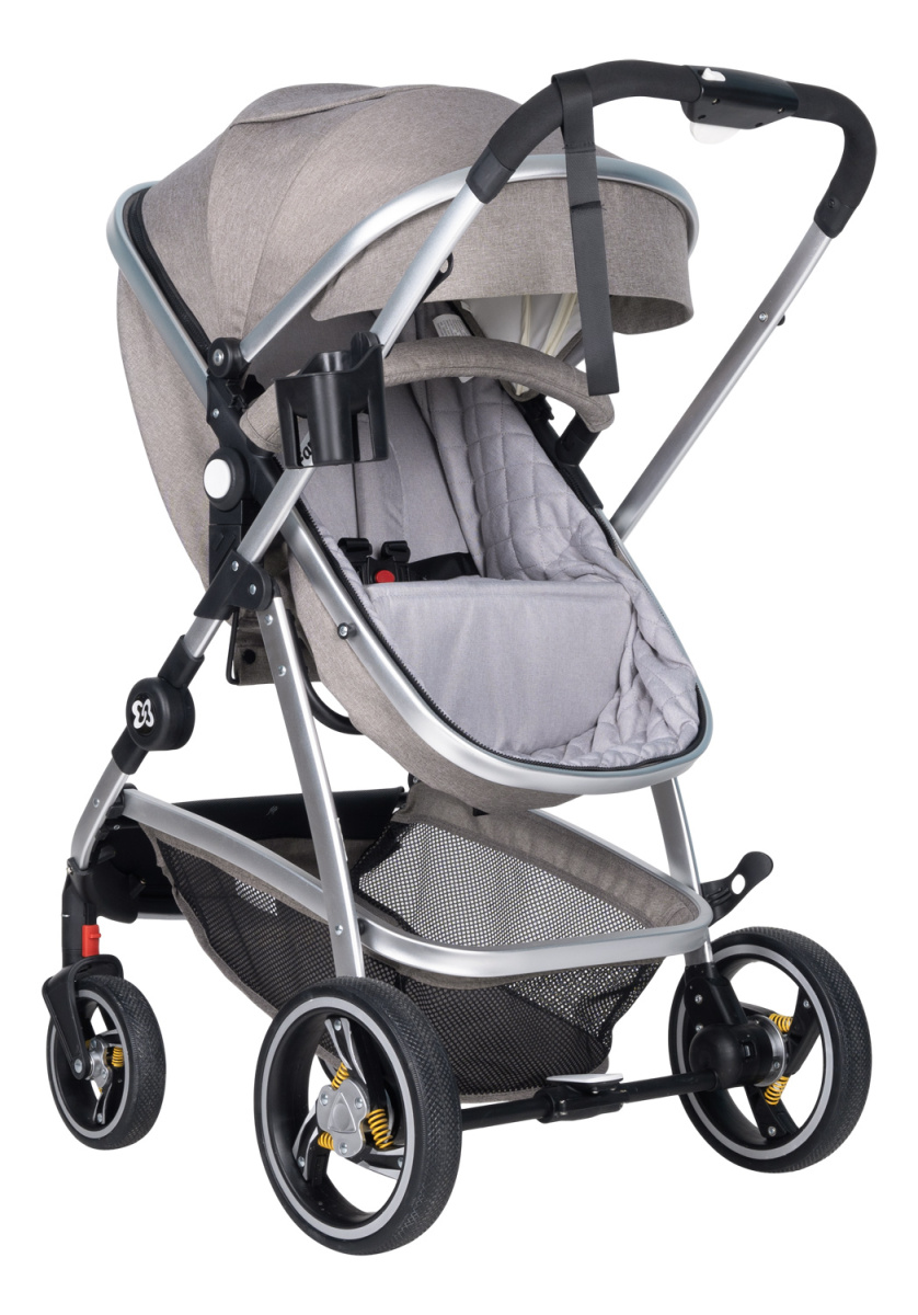 Коляска трансформер Farfello Pristina (Коричневый PS-14)