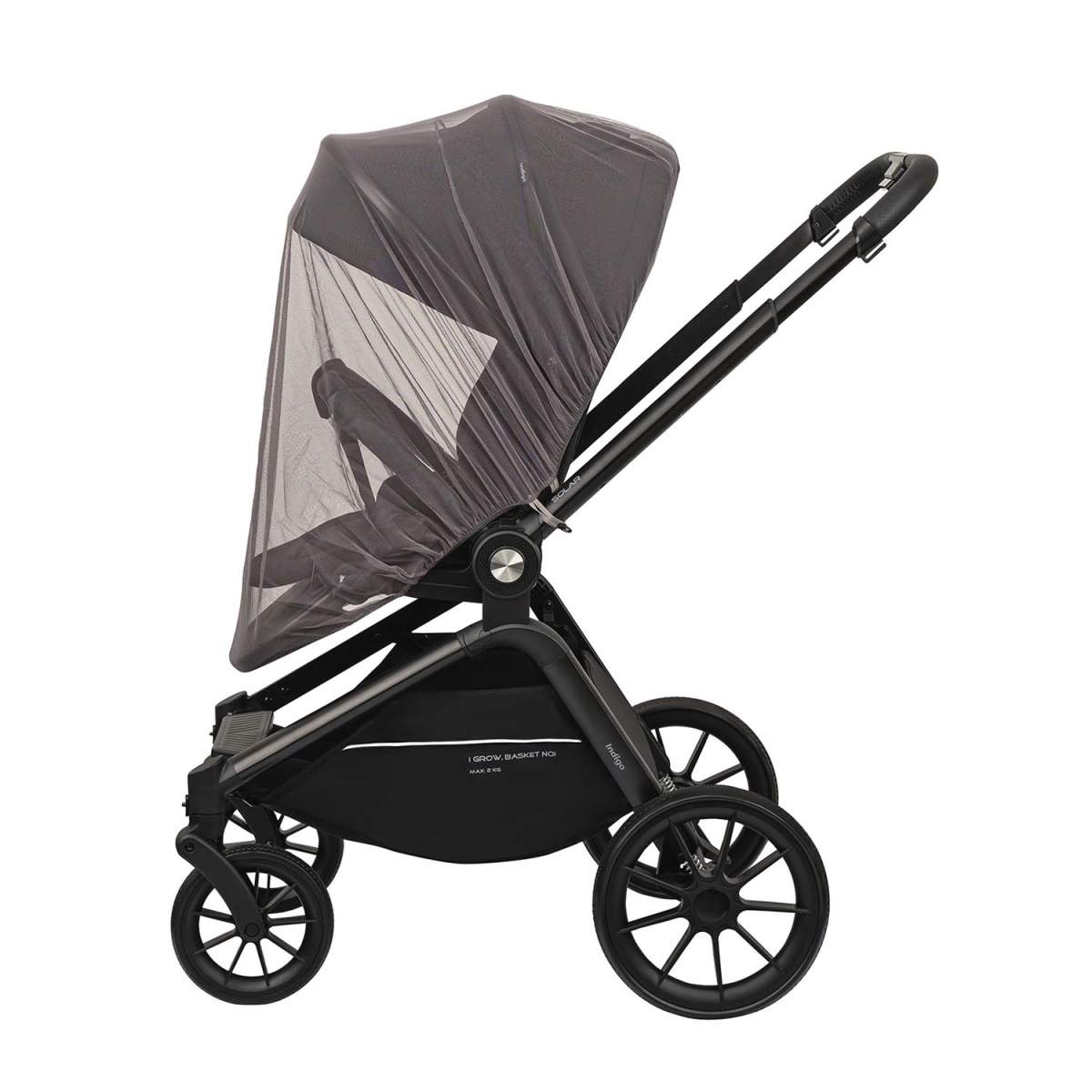 Коляска прогулочная Indigo SOLAR черный