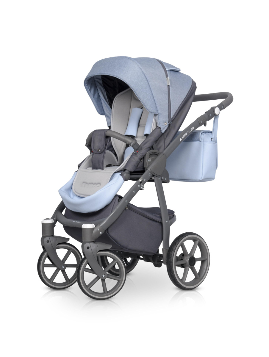Коляска 2 в 1 Riko Marla 02 голубой