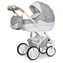 Коляска 3 в 1 Riko Bruno Luxe 05 серый