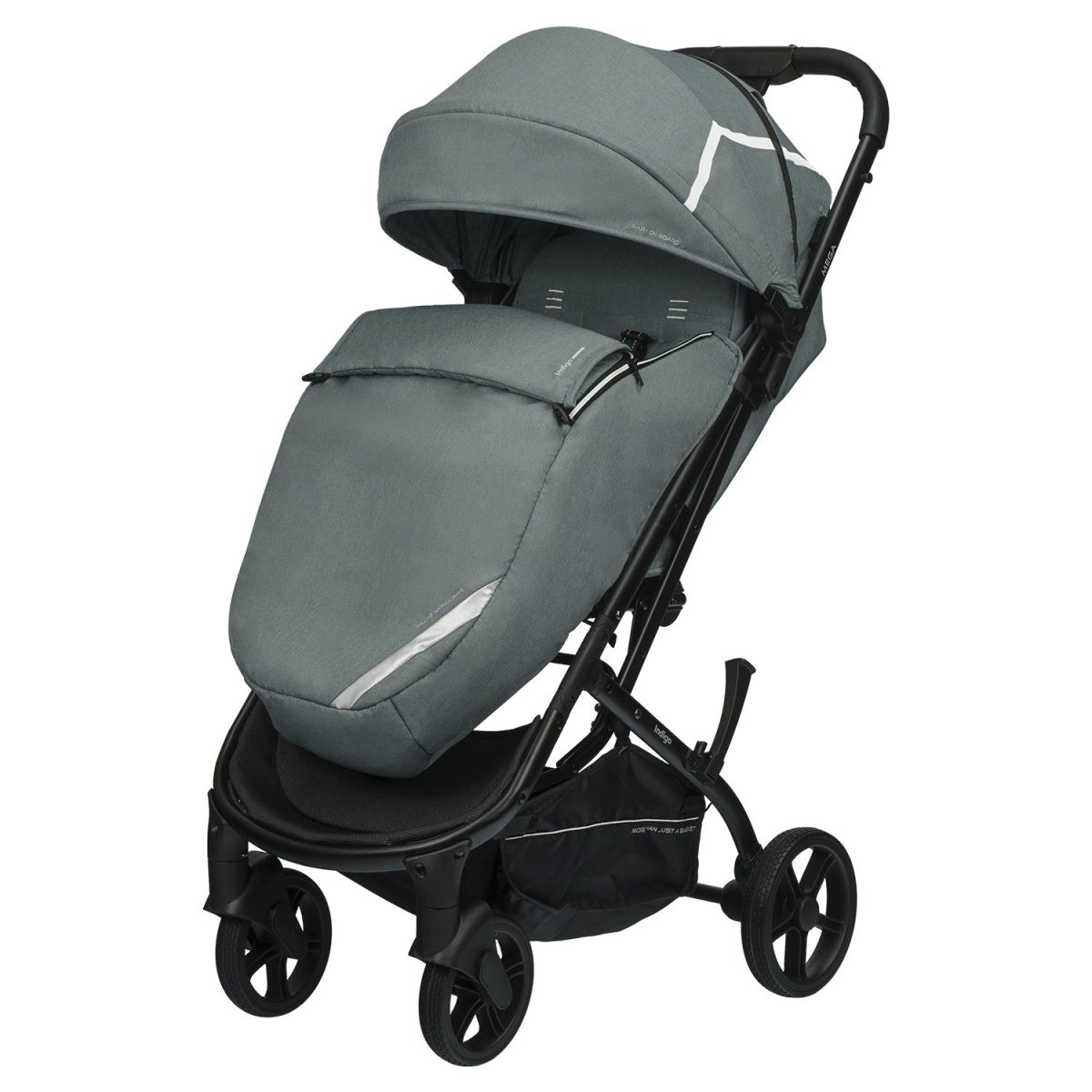 Коляска прогулочная Indigo MEGA зеленый