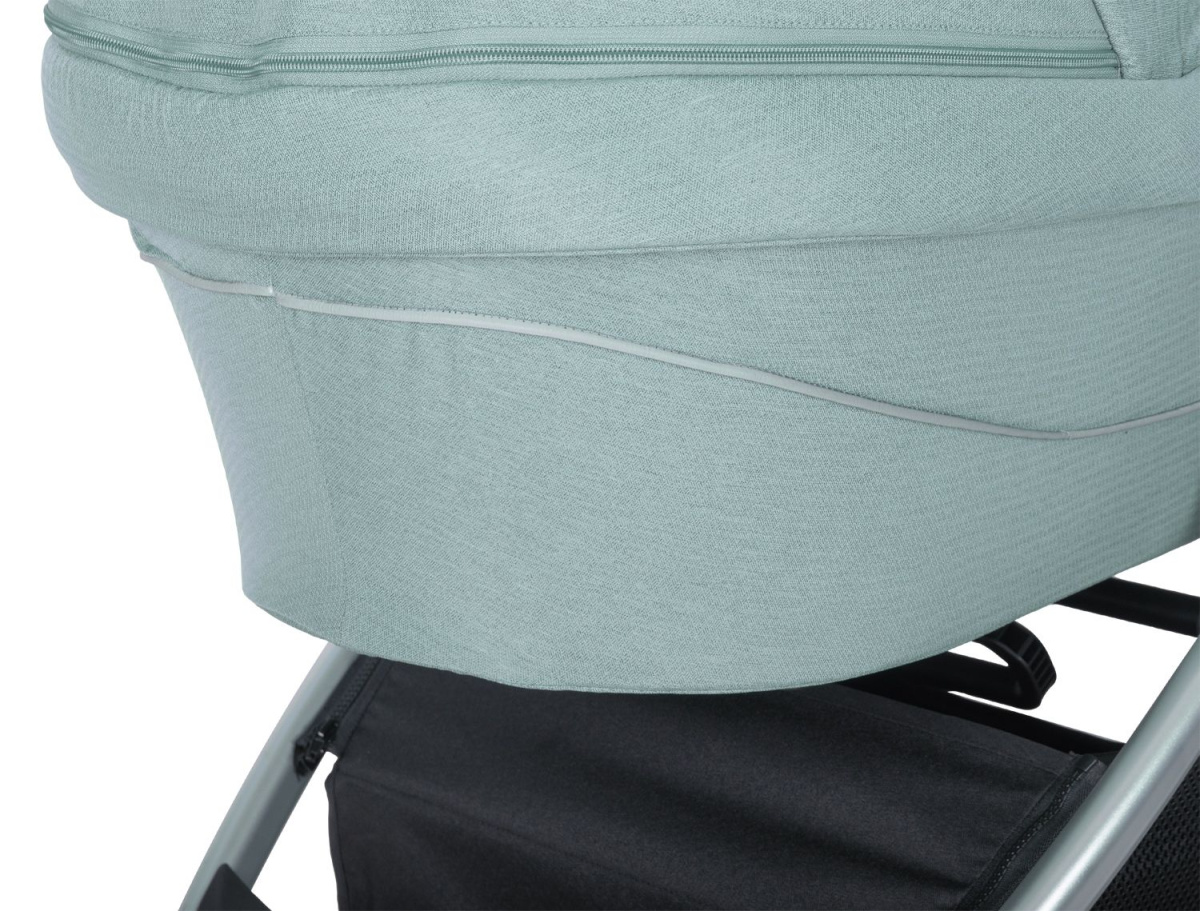 Коляска модульная 3 в 1 Farfello Baby shell BBS (BBS-33 green/зеленый/ серебро)