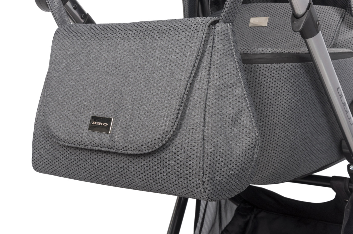 Коляска 2 в 1 Riko Qubus 01 серый
