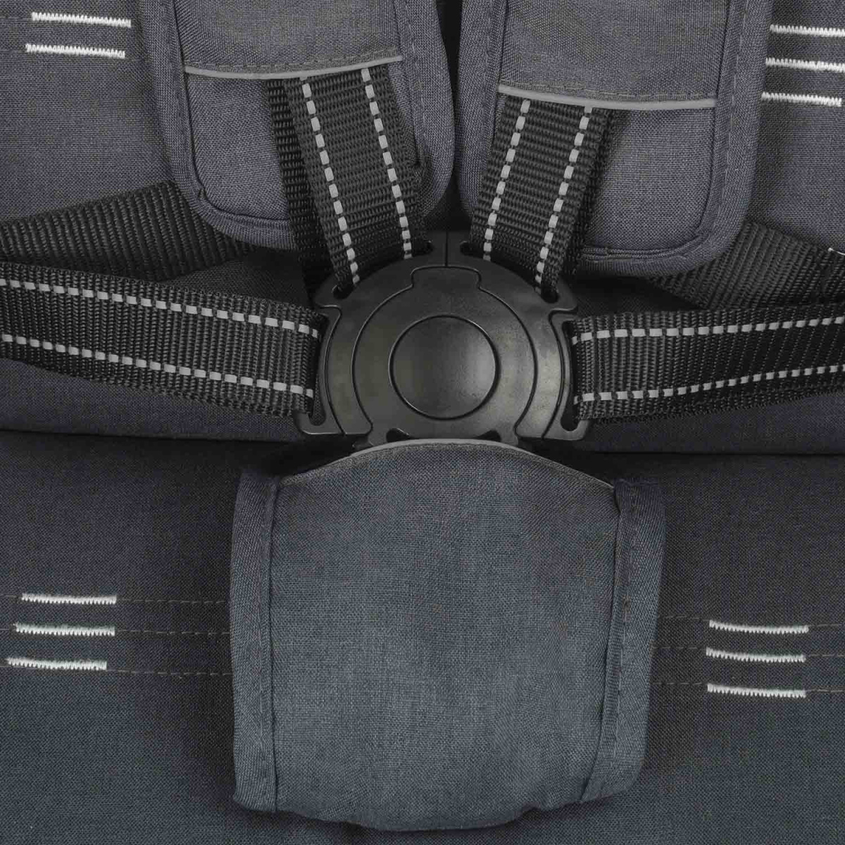 Коляска прогулочная Indigo MEGA темно-серый