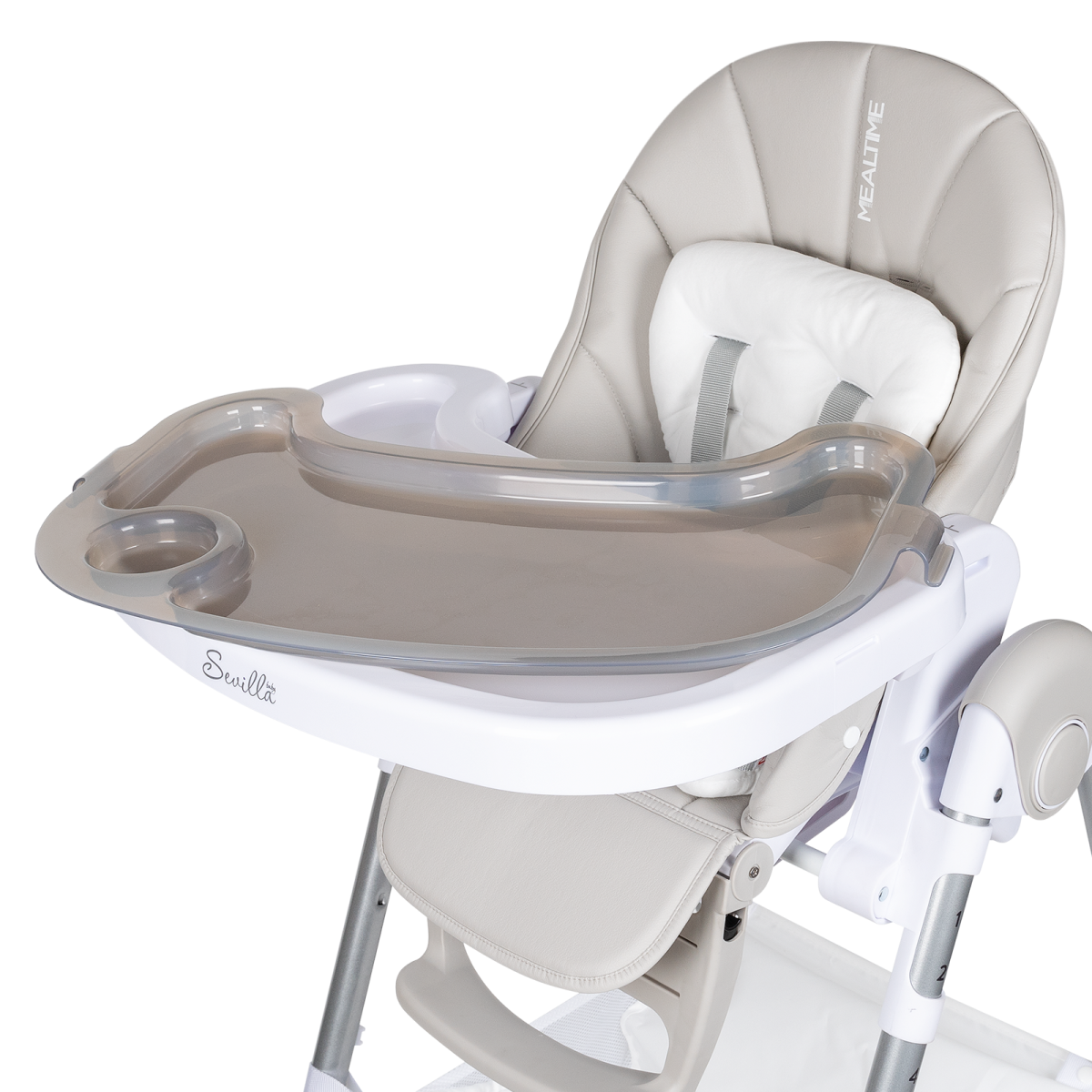 Стульчик для кормления Sevillababy Mealtime, Grey, серый