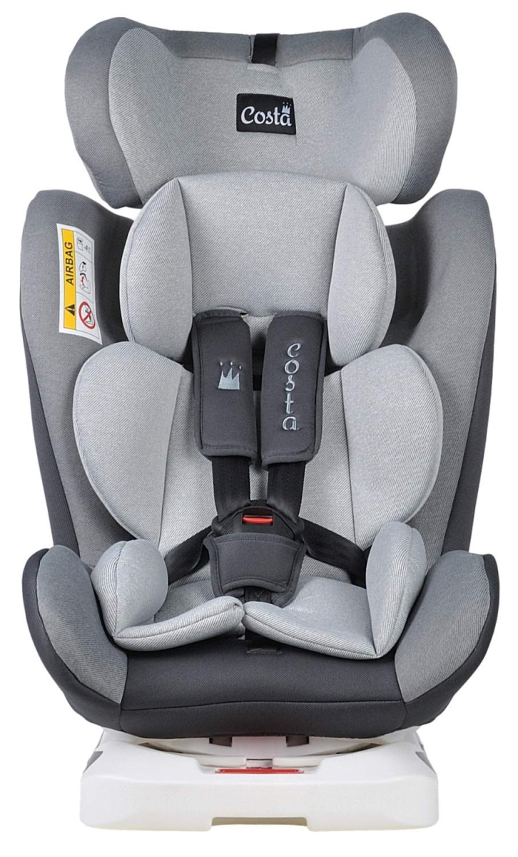 Автокресло детское Farfello CS-002 ISOFIX серый/темно-серый Gray/DK Grey