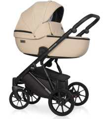 Коляска 3 в 1 Riko Basic Montana Ecco 15 Ivory beige бежевый