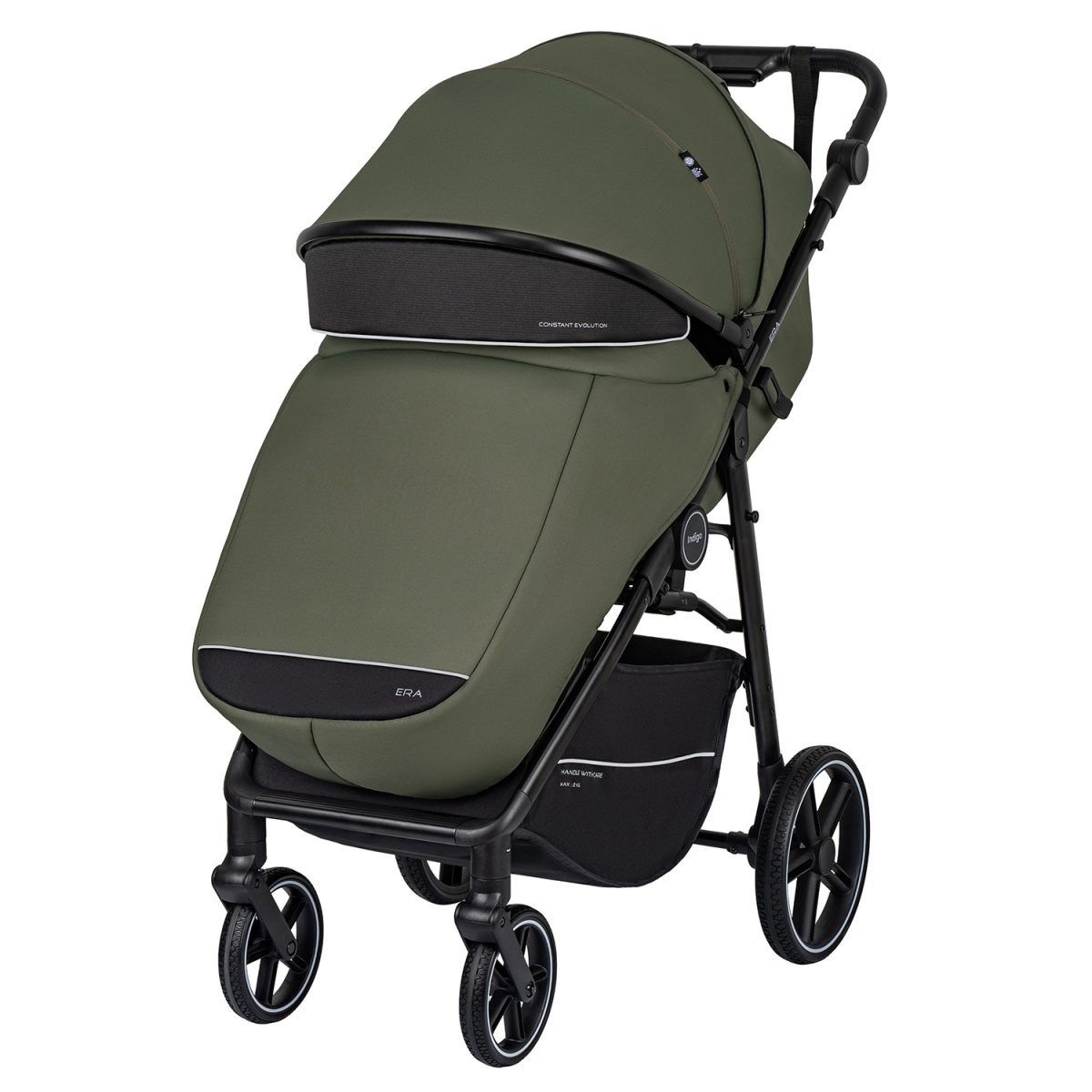 Коляска прогулочная Indigo ERA оливковый