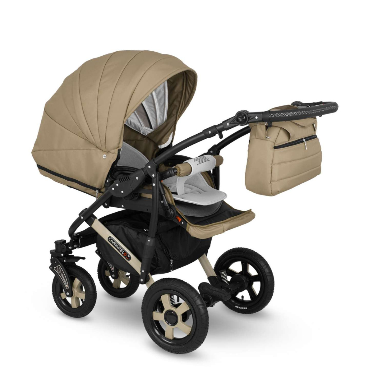 Коляска Camarelo Sevilla WXSE 3 в 1 темно-бежевый
