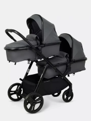 Коляска для двойни 2 в 1 Rant Basic Dualo Graphite