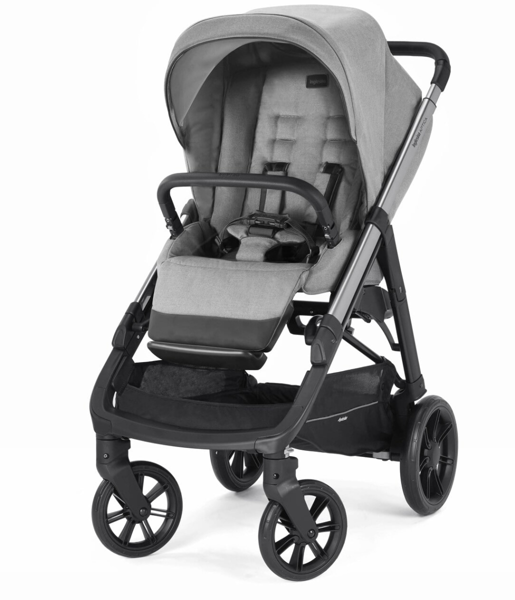 Коляска 3 в 1 Inglesina Aptica с подставкой под люльку Stand Up, Silk Grey