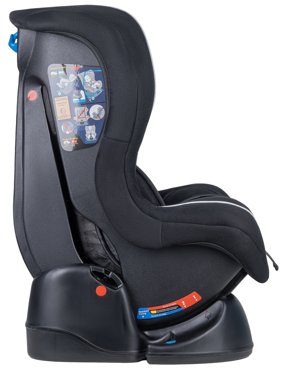 Автокресло детское Farfello GE-B велюр черное Total black velvet