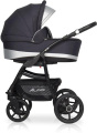 Коляска 3 в 1 Riko Basic Alfa Ecco 01 черно-белый